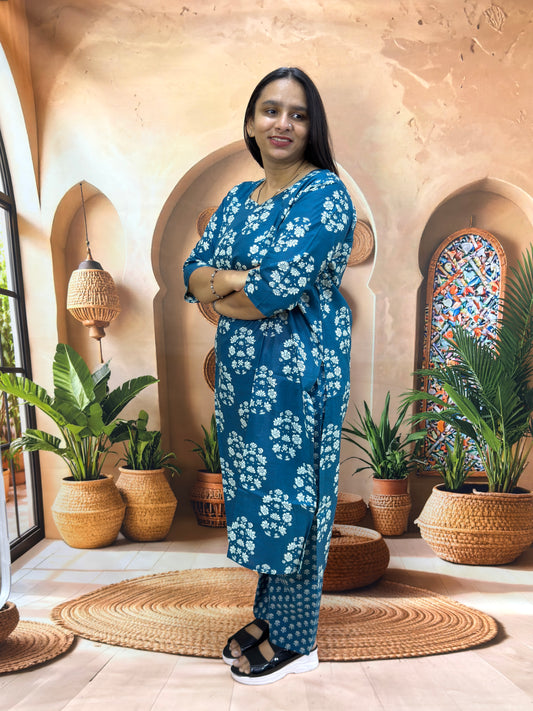 STRAIGHT KURTI PANT (PURE CAMRIC COTTON)