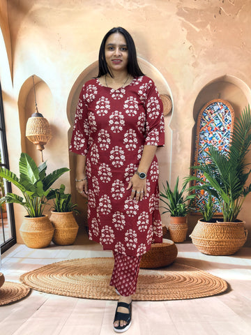 STRAIGHT KURTI PANT (PURE CAMRIC COTTON)
