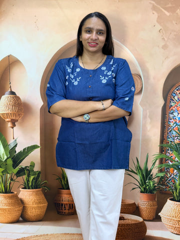 STRAIGHT TUNIC (DENIM)