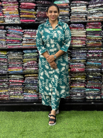 STRAIGHT KURTI PLAZO  (RAYON)