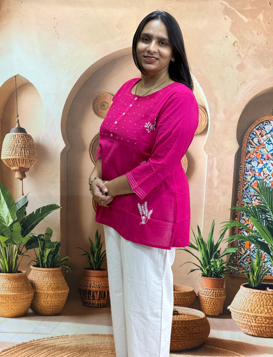 STRAIGHT TUNIC (FLEX COTTON)