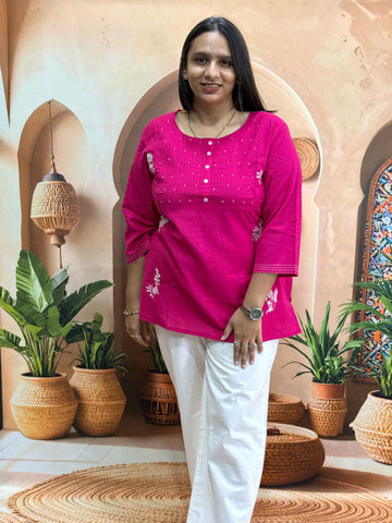 STRAIGHT TUNIC (FLEX COTTON)