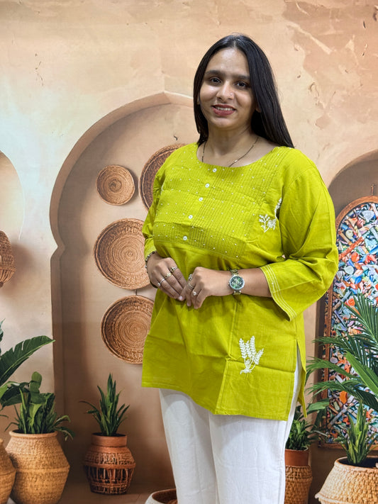 STRAIGHT TUNIC (FLEX COTTON)