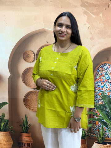 STRAIGHT TUNIC (FLEX COTTON)