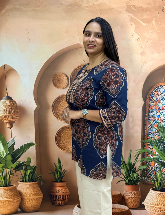 STRAIGHT TUNIC (PURE CAMRIC COTTON)
