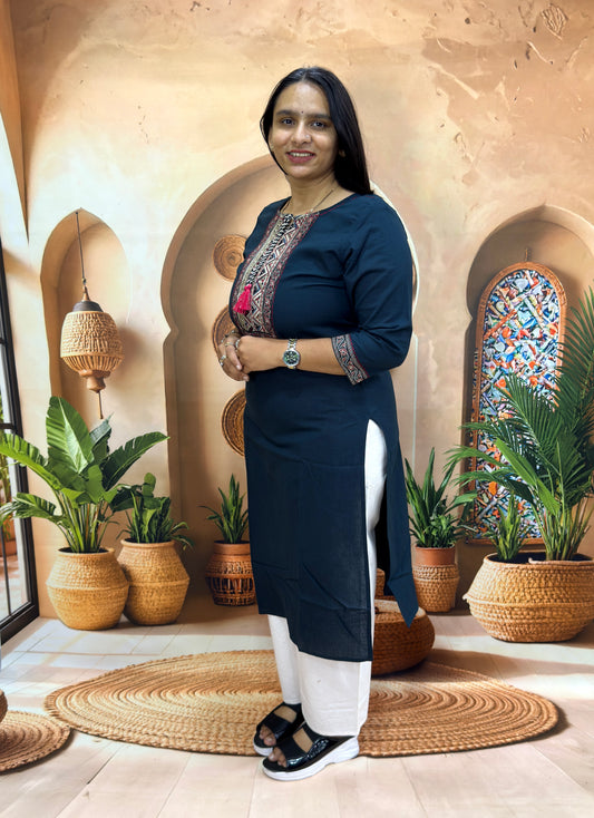 STRAIGHT KURTI (FLEX COTTON)