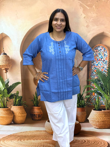 STRAIGHT TUNIC (DENIM