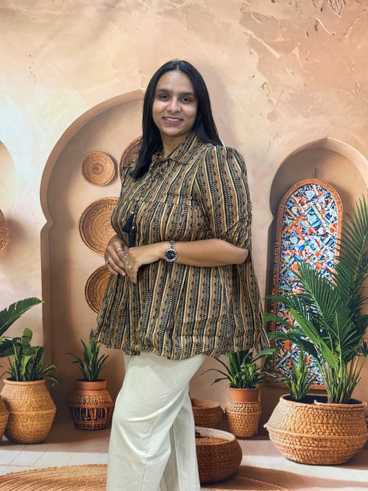 ROUND TUNIC (PURE CAMRIC COTTON)