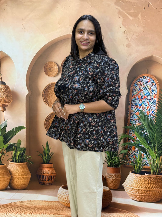 ROUND TUNIC (PURE CAMRIC COTTON)