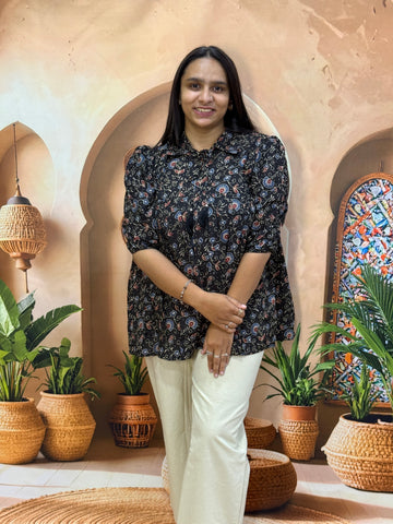 ROUND TUNIC (PURE CAMRIC COTTON)
