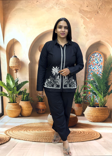 CORDSET (DHABU COTTON WITH WORK)