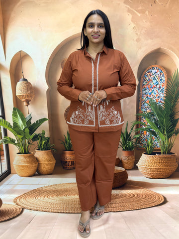 CORDSET (DHABU COTTON WITH WORK)