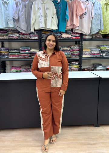 CORDSET (DHABU COTTON WITH WORK)