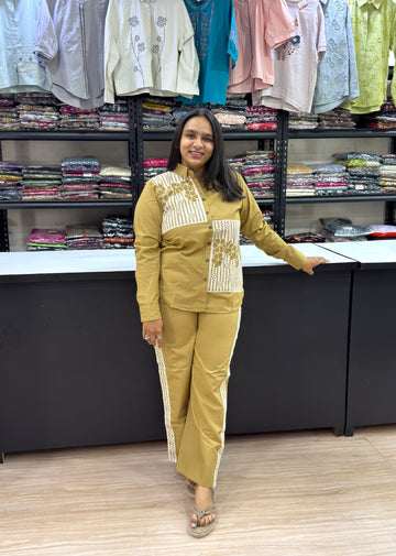 CORDSET (DHABU COTTON WITH WORK)