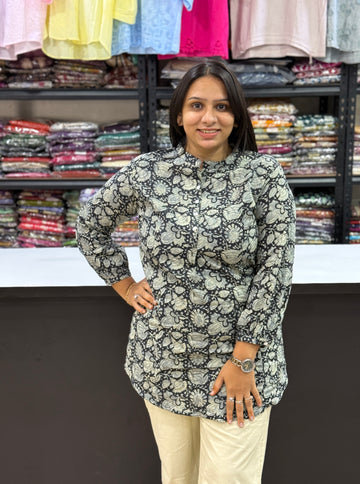 STRAIGHT TUNIC (PURE COTTON WITH WORK)