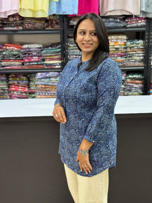 STRAIGHT TUNIC (PURE COTTON WITH WORK)