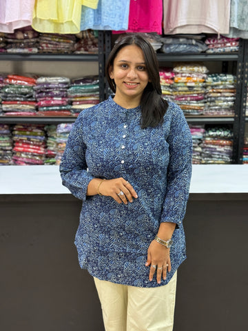 STRAIGHT TUNIC (PURE COTTON WITH WORK)