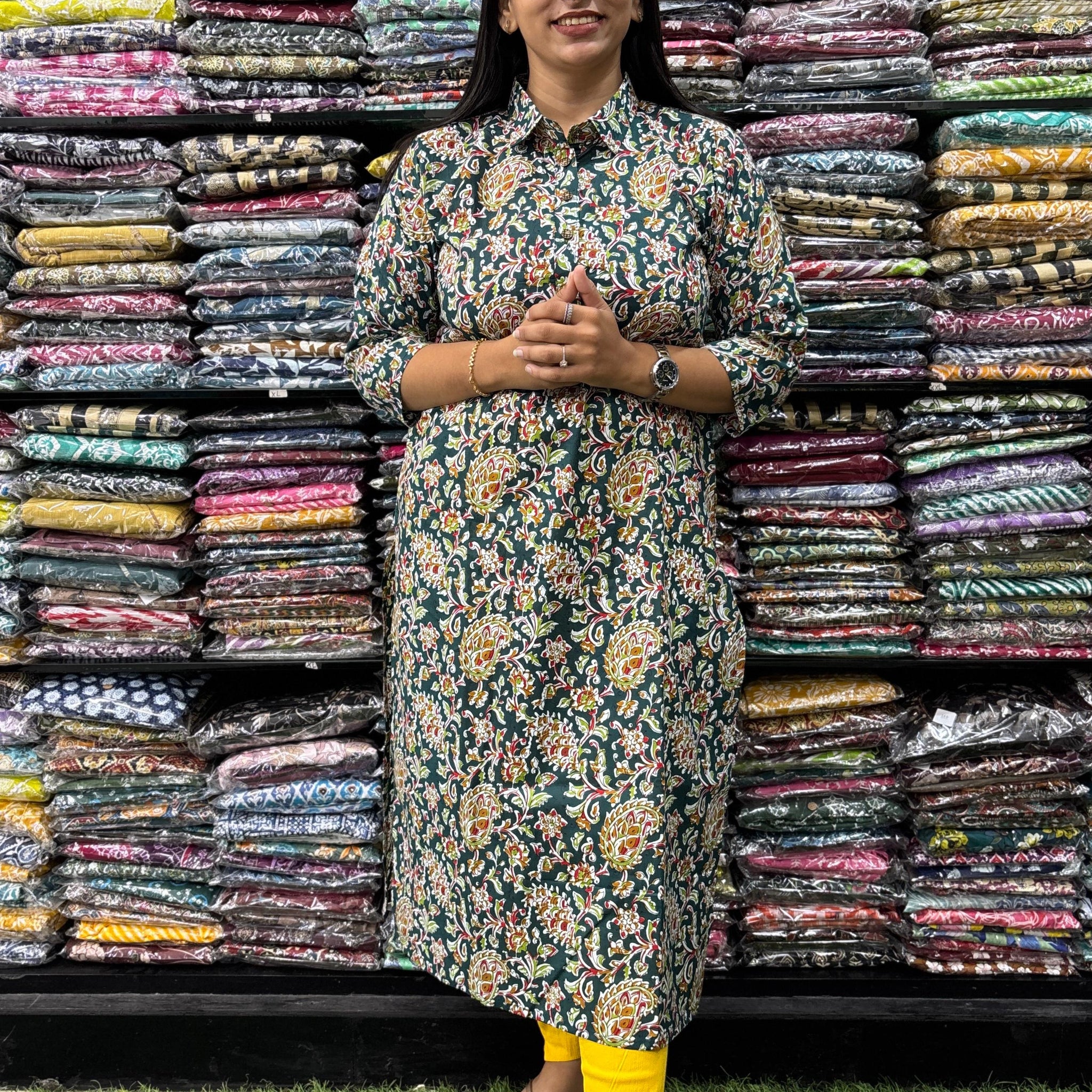 PURE COTTON STRAIGHT KURTI