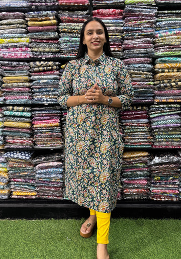 PURE COTTON STRAIGHT KURTI